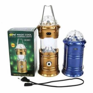 چراغ قوه رقص نور دار فانوسی سه کاره شارژی مدل xf-5801